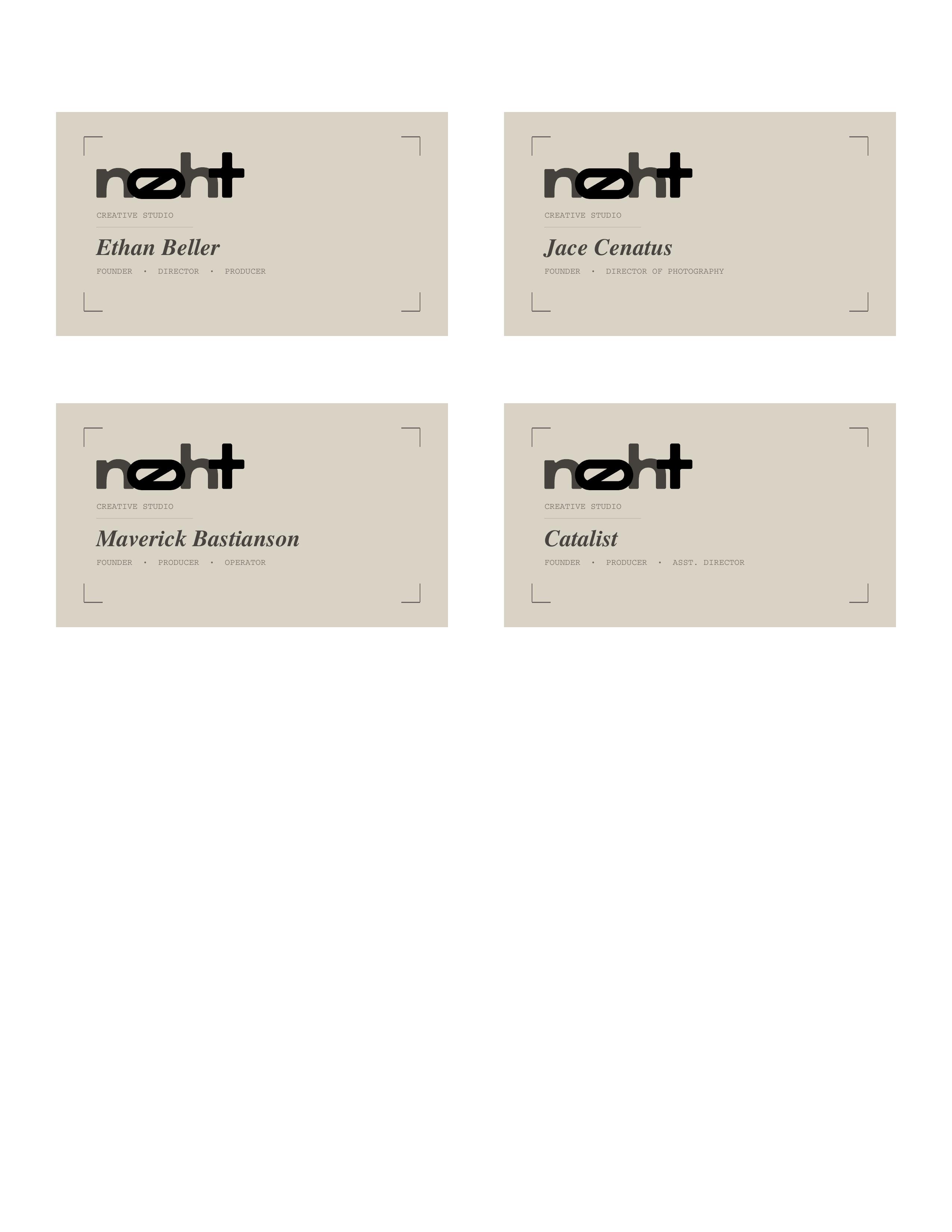 The NOHT Business Card System